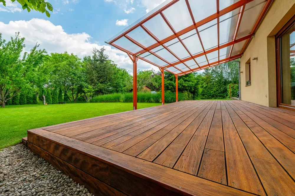 terasse en bois maison