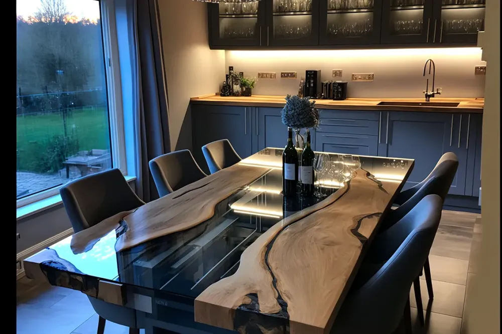belle table époxy