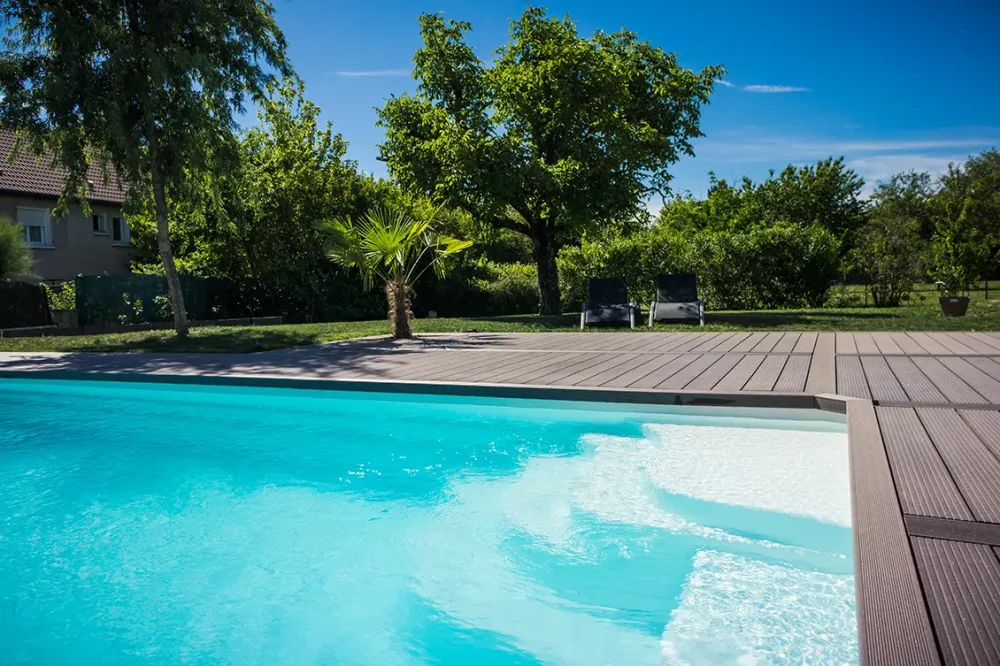 grande piscine après
